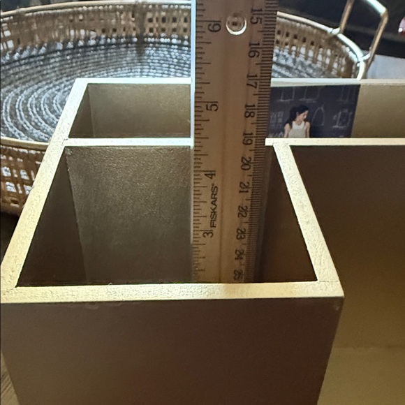 Rae Dunn Gold Desk Organizer - Picture 3 of 5